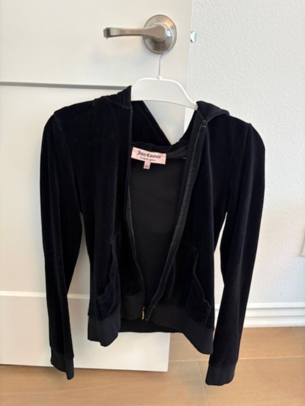 Women's Juicy Couture Velvet Hoodie Jacket